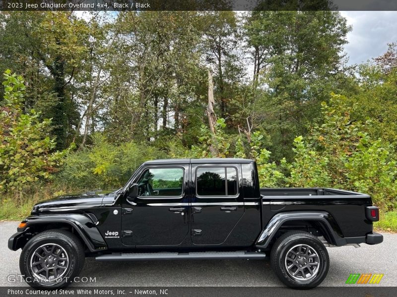 Black / Black 2023 Jeep Gladiator Overland 4x4