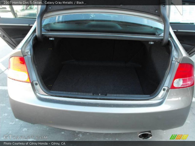 Galaxy Gray Metallic / Black 2007 Honda Civic Si Sedan