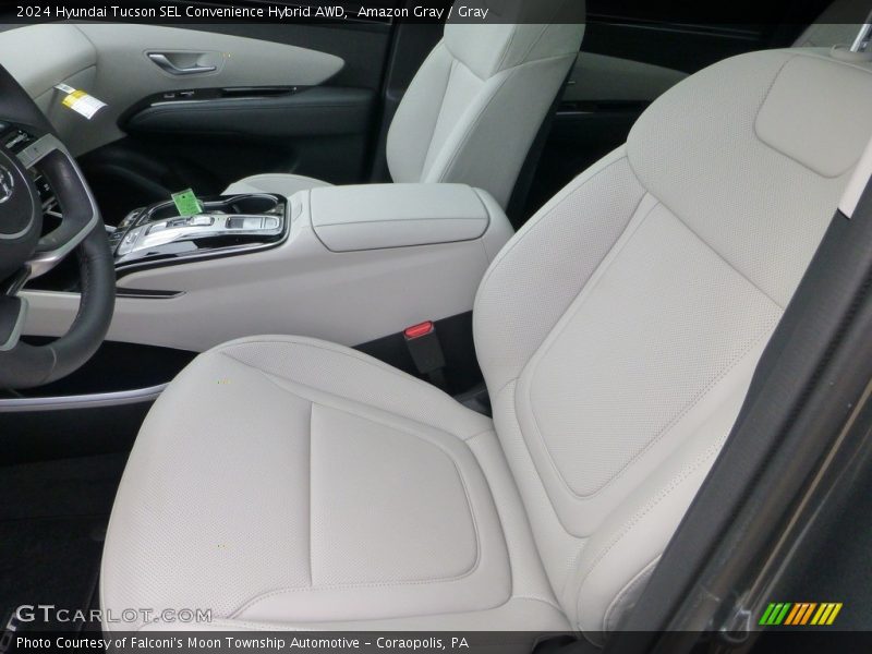 Amazon Gray / Gray 2024 Hyundai Tucson SEL Convenience Hybrid AWD