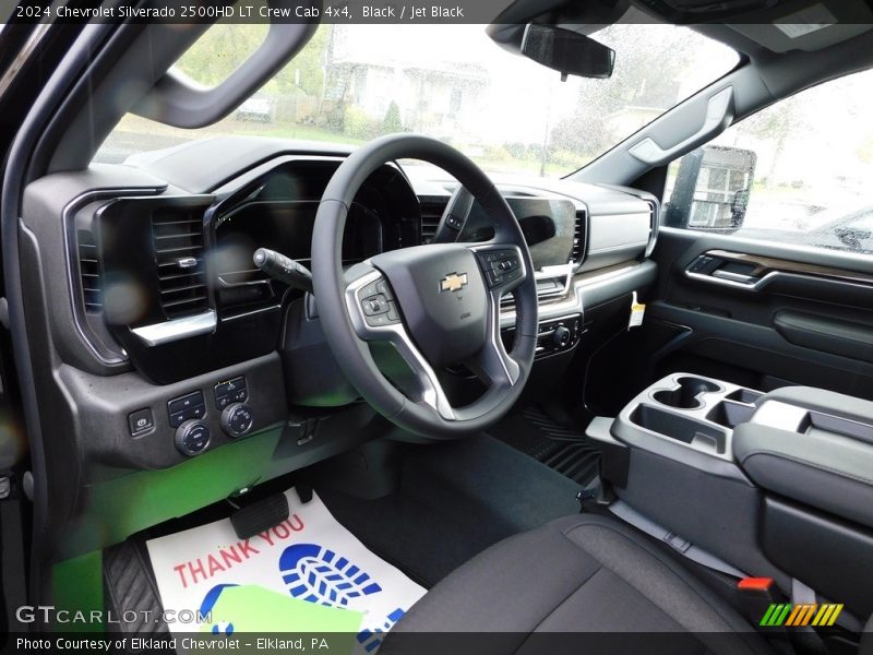 Black / Jet Black 2024 Chevrolet Silverado 2500HD LT Crew Cab 4x4