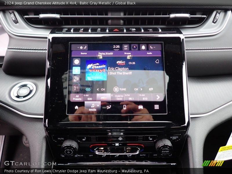 Controls of 2024 Grand Cherokee Altitude X 4x4