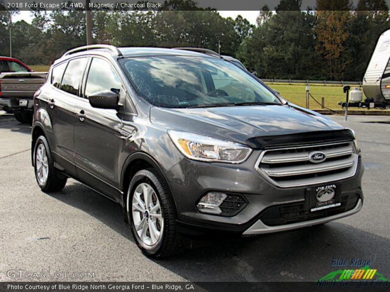 Magnetic / Charcoal Black 2018 Ford Escape SE 4WD