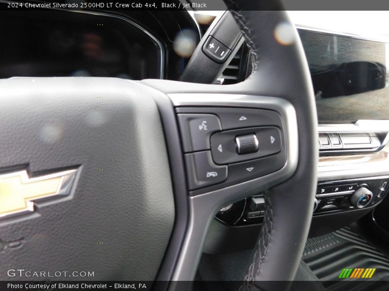 Black / Jet Black 2024 Chevrolet Silverado 2500HD LT Crew Cab 4x4