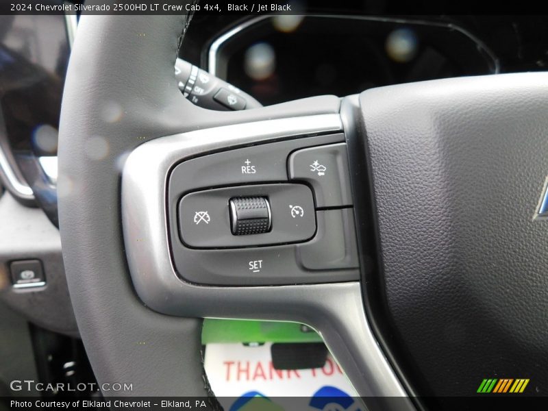 Black / Jet Black 2024 Chevrolet Silverado 2500HD LT Crew Cab 4x4