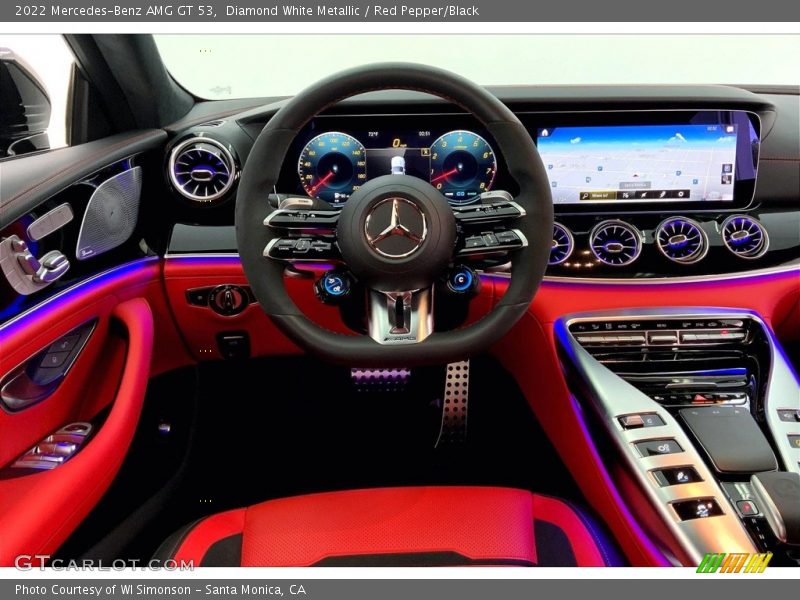 Dashboard of 2022 AMG GT 53