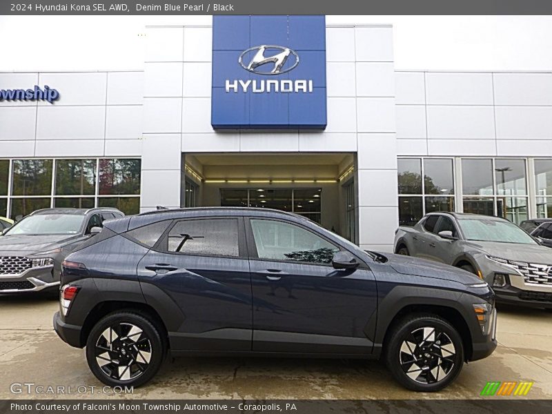  2024 Kona SEL AWD Denim Blue Pearl