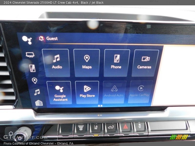 Black / Jet Black 2024 Chevrolet Silverado 2500HD LT Crew Cab 4x4