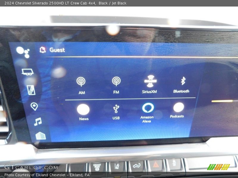Black / Jet Black 2024 Chevrolet Silverado 2500HD LT Crew Cab 4x4