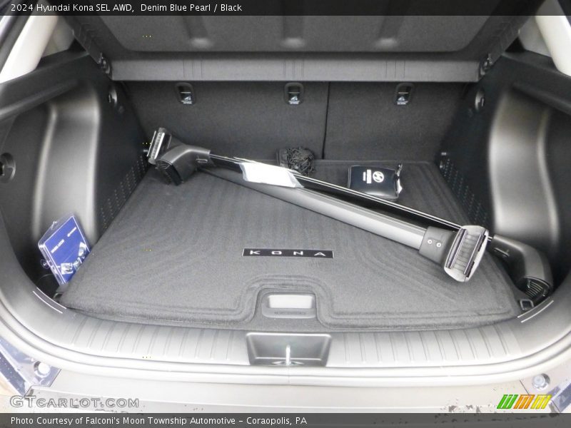 Denim Blue Pearl / Black 2024 Hyundai Kona SEL AWD