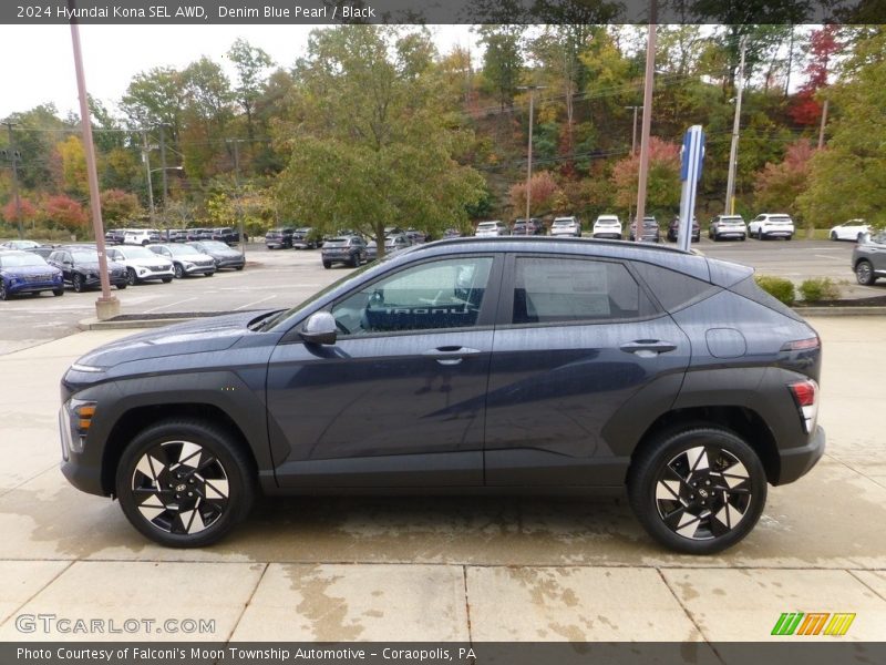 2024 Kona SEL AWD Denim Blue Pearl