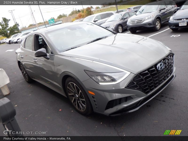 Hampton Gray / Black 2020 Hyundai Sonata SEL Plus