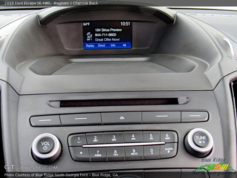 Magnetic / Charcoal Black 2018 Ford Escape SE 4WD