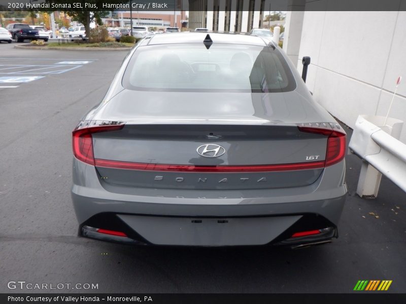 Hampton Gray / Black 2020 Hyundai Sonata SEL Plus