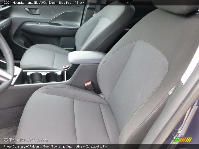 Denim Blue Pearl / Black 2024 Hyundai Kona SEL AWD