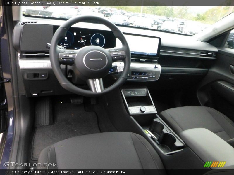Denim Blue Pearl / Black 2024 Hyundai Kona SEL AWD