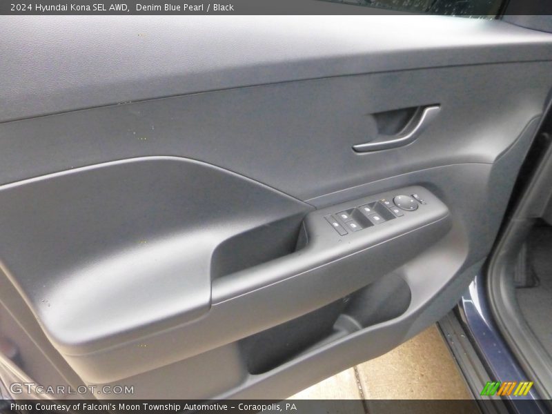 Denim Blue Pearl / Black 2024 Hyundai Kona SEL AWD