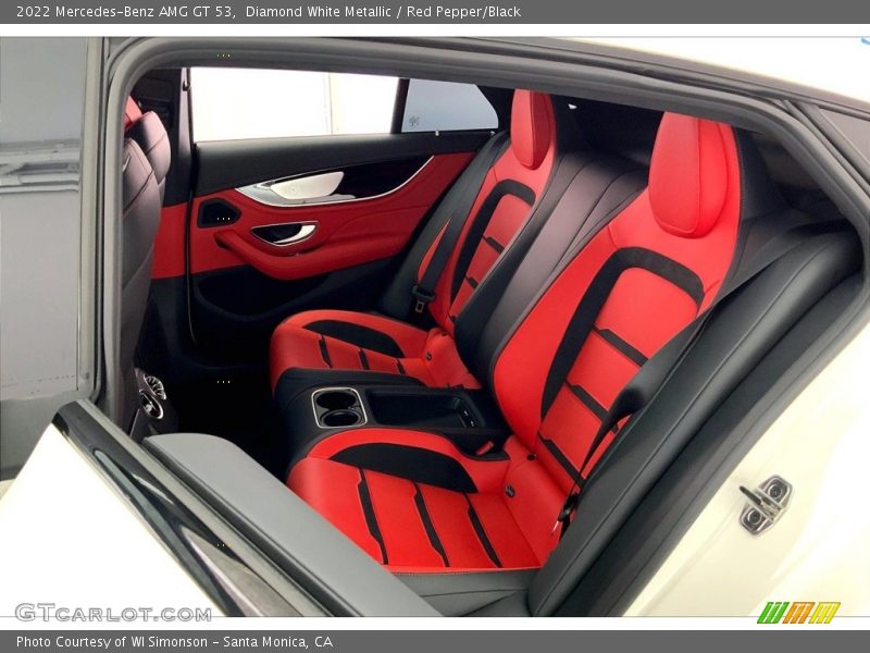 Rear Seat of 2022 AMG GT 53