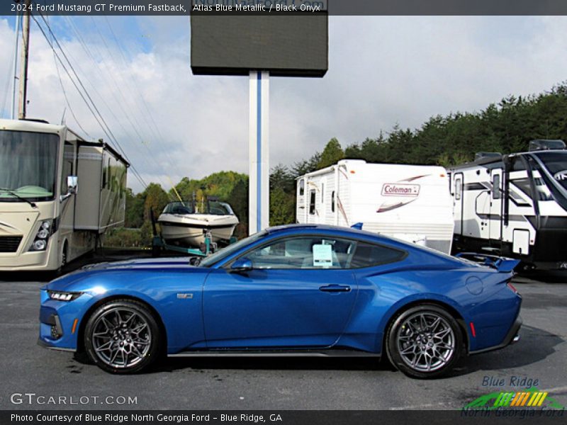  2024 Mustang GT Premium Fastback Atlas Blue Metallic