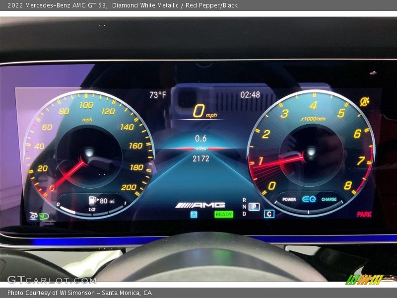  2022 AMG GT 53 53 Gauges