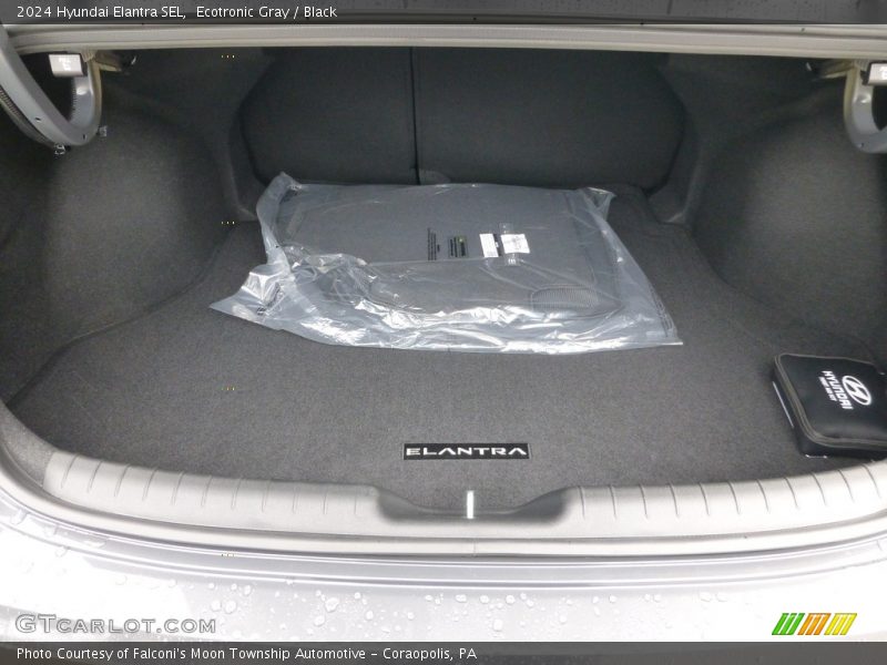 Ecotronic Gray / Black 2024 Hyundai Elantra SEL