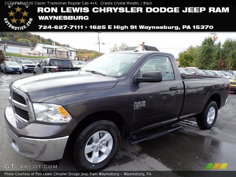 Granite Crystal Metallic / Black 2023 Ram 1500 Classic Tradesman Regular Cab 4x4