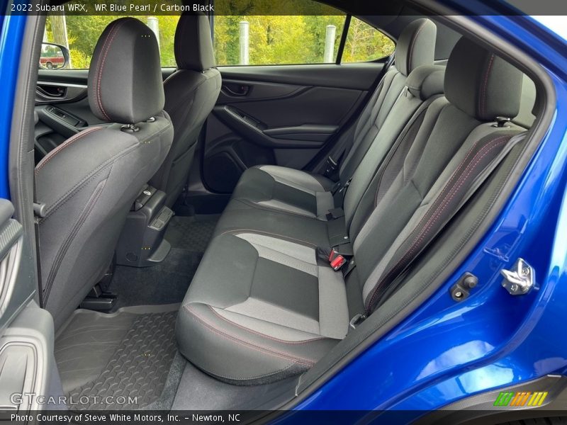 Rear Seat of 2022 WRX 