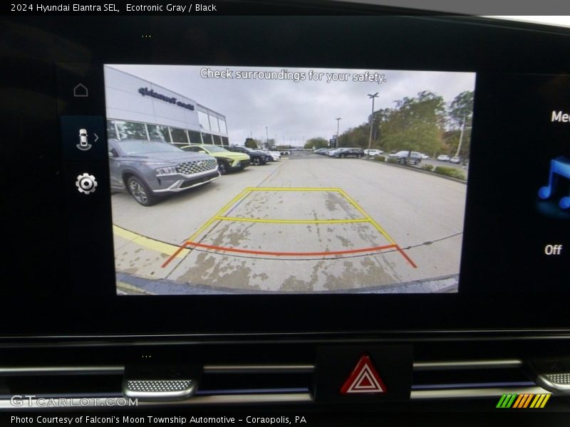 Ecotronic Gray / Black 2024 Hyundai Elantra SEL