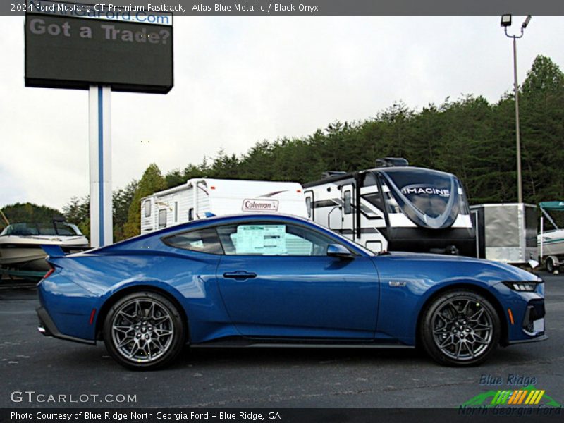  2024 Mustang GT Premium Fastback Atlas Blue Metallic