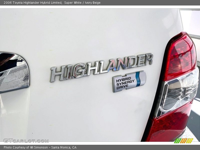 2006 Highlander Hybrid Limited Logo