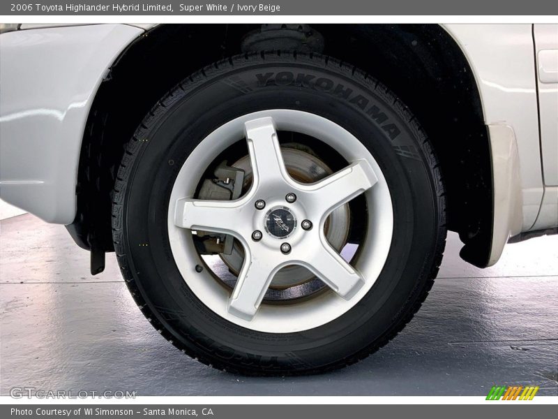 Super White / Ivory Beige 2006 Toyota Highlander Hybrid Limited