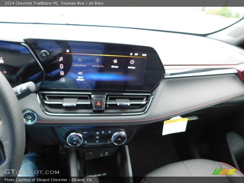 Fountain Blue / Jet Black 2024 Chevrolet TrailBlazer RS