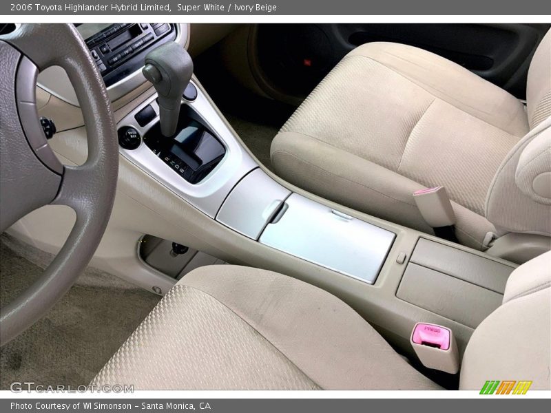 Super White / Ivory Beige 2006 Toyota Highlander Hybrid Limited