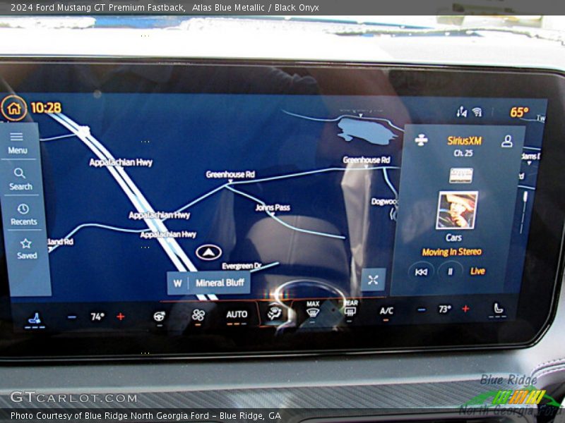 Navigation of 2024 Mustang GT Premium Fastback