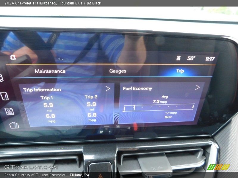 Controls of 2024 TrailBlazer RS