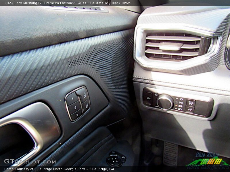 Atlas Blue Metallic / Black Onyx 2024 Ford Mustang GT Premium Fastback