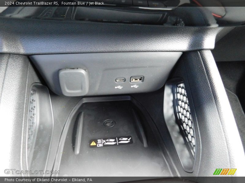 Fountain Blue / Jet Black 2024 Chevrolet TrailBlazer RS