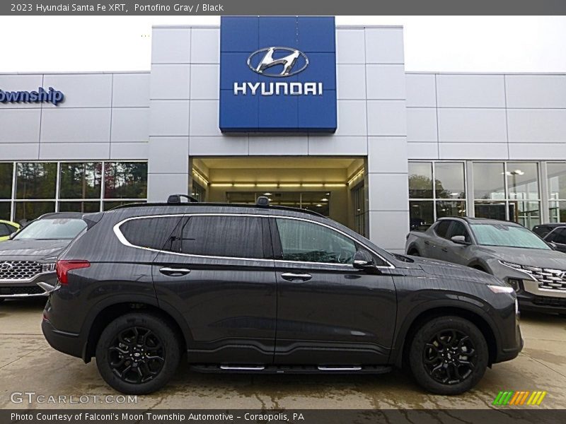 Portofino Gray / Black 2023 Hyundai Santa Fe XRT