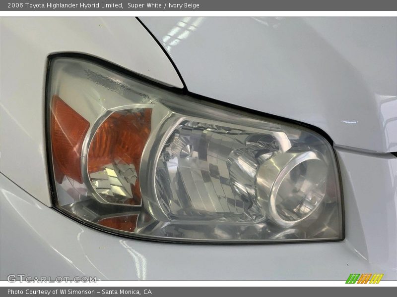 Super White / Ivory Beige 2006 Toyota Highlander Hybrid Limited