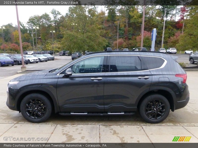 Portofino Gray / Black 2023 Hyundai Santa Fe XRT