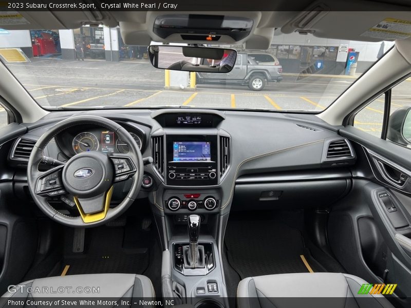 Dashboard of 2023 Crosstrek Sport