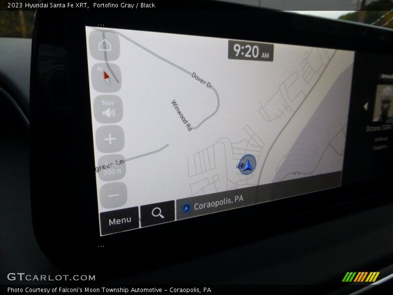 Portofino Gray / Black 2023 Hyundai Santa Fe XRT