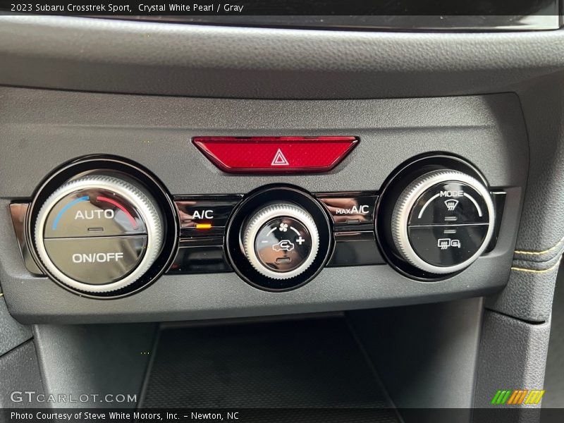 Controls of 2023 Crosstrek Sport