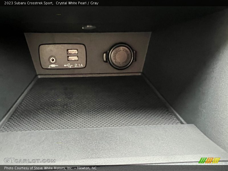Crystal White Pearl / Gray 2023 Subaru Crosstrek Sport