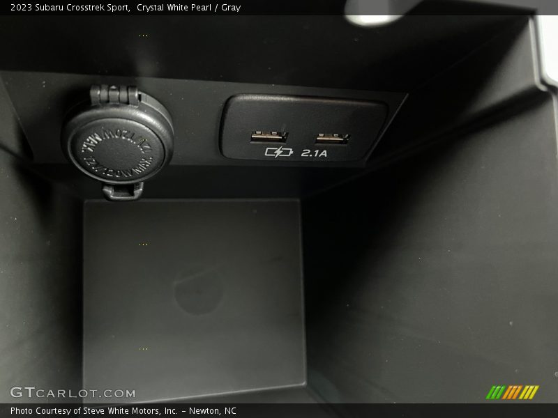 Crystal White Pearl / Gray 2023 Subaru Crosstrek Sport