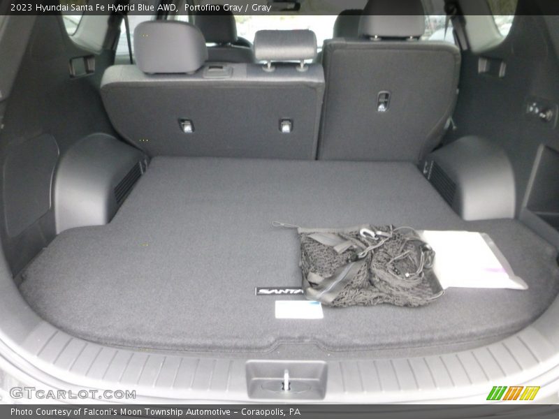 Portofino Gray / Gray 2023 Hyundai Santa Fe Hybrid Blue AWD