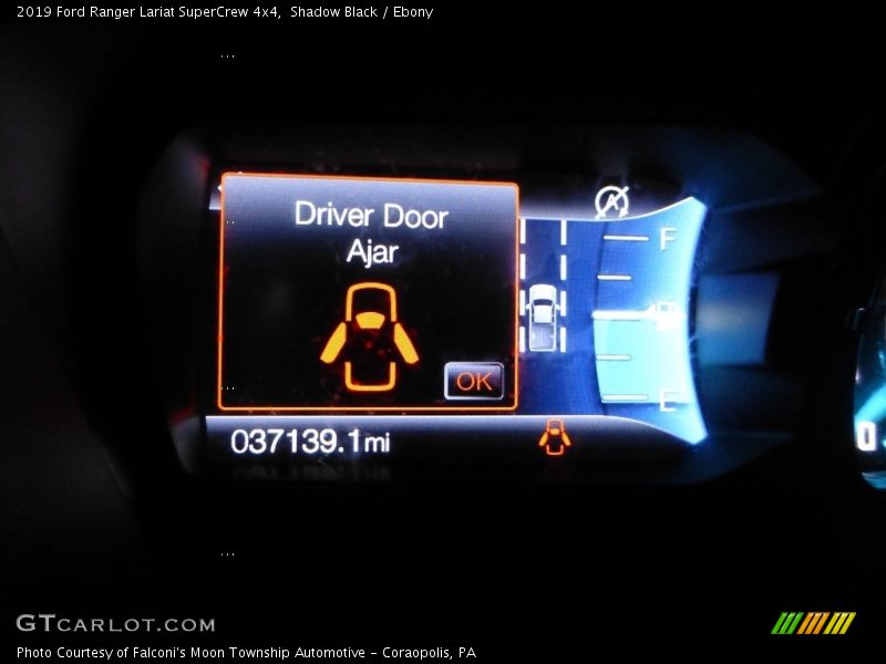 Shadow Black / Ebony 2019 Ford Ranger Lariat SuperCrew 4x4