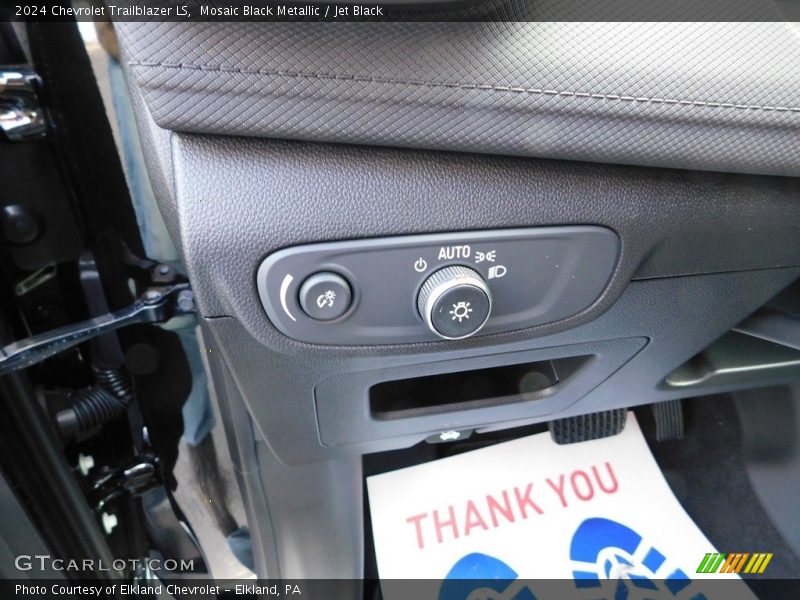 Controls of 2024 TrailBlazer LS