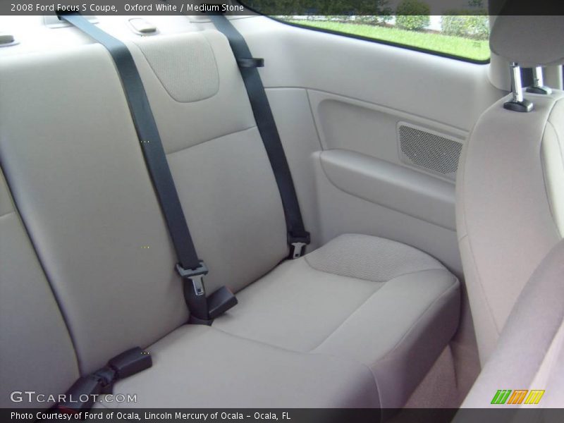 Oxford White / Medium Stone 2008 Ford Focus S Coupe