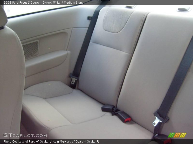 Oxford White / Medium Stone 2008 Ford Focus S Coupe