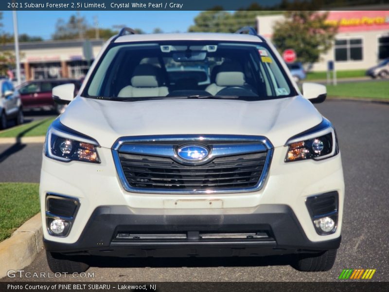 Crystal White Pearl / Gray 2021 Subaru Forester 2.5i Limited